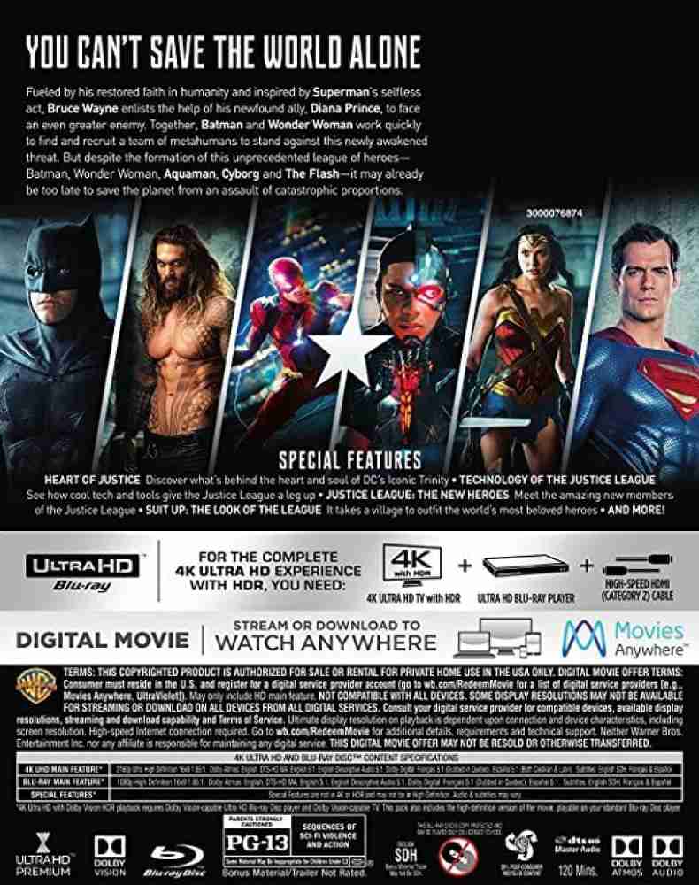 Justice league full discount movie english 2017