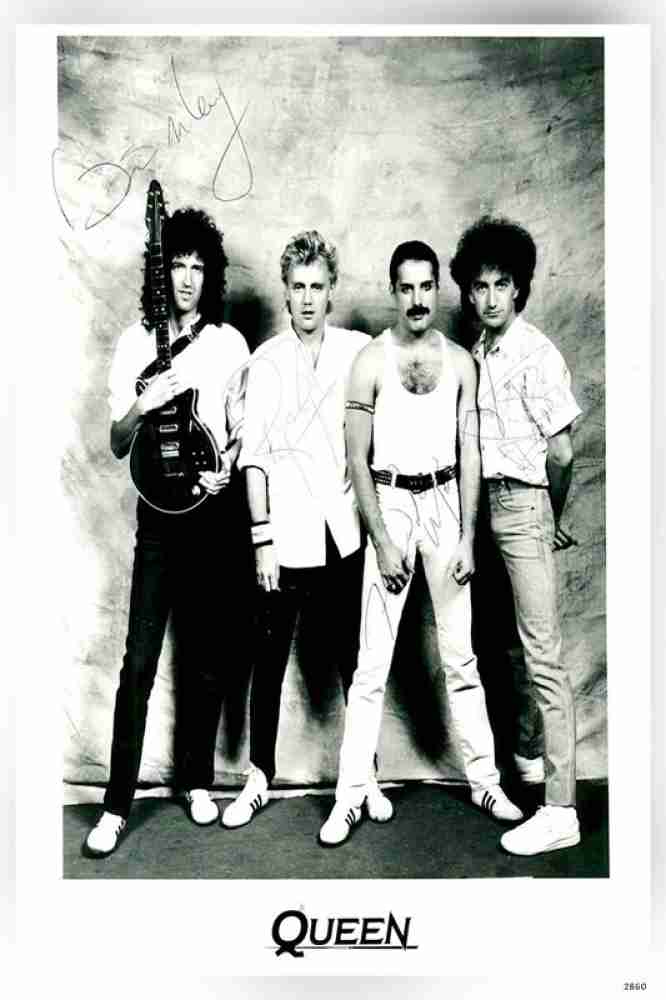 Queen A British Rock Band Freddie Mercury Brian May Roger Taylor John Deacon  Matte Finish Poster Paper Print - Personalities posters in India - Buy art,  film, design, movie, music, nature and