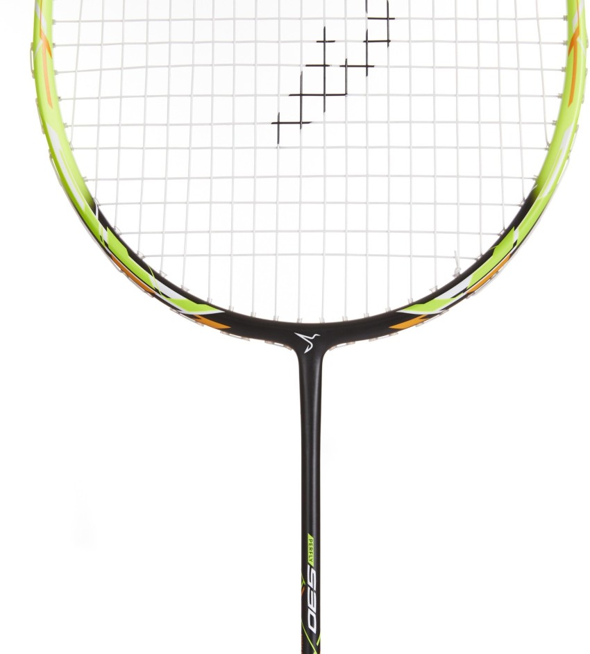 ADULT BADMINTON RACKET BR 500 BLACK YELLOW