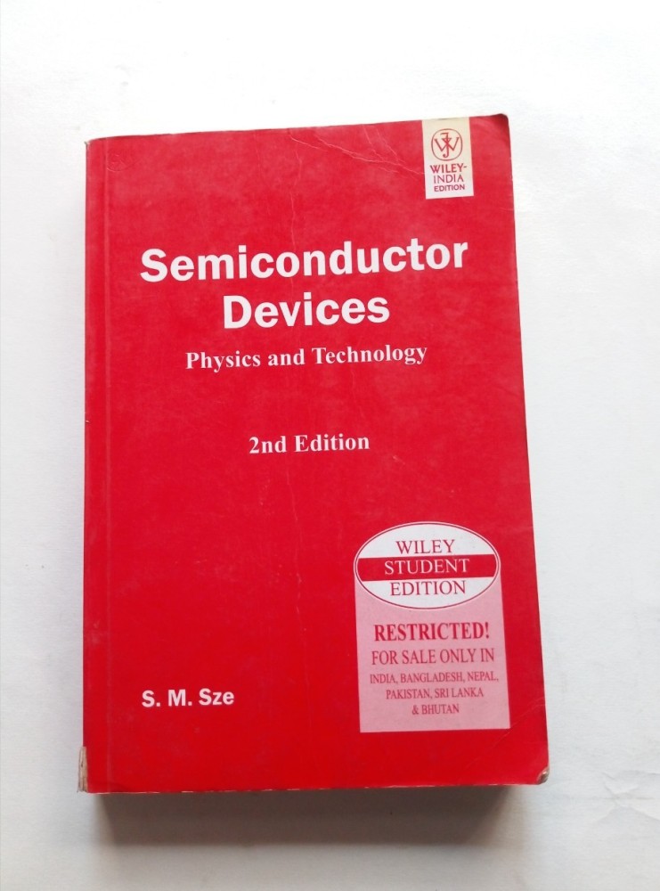 Semiconductor Devices 2nd Edition By S.M. Sze (Used): Buy