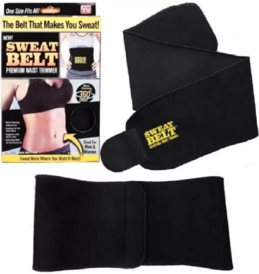 Buy Raienterprises Best Hot Sweat Slim Slimming Belt (Black) Online at Low  Prices in India 