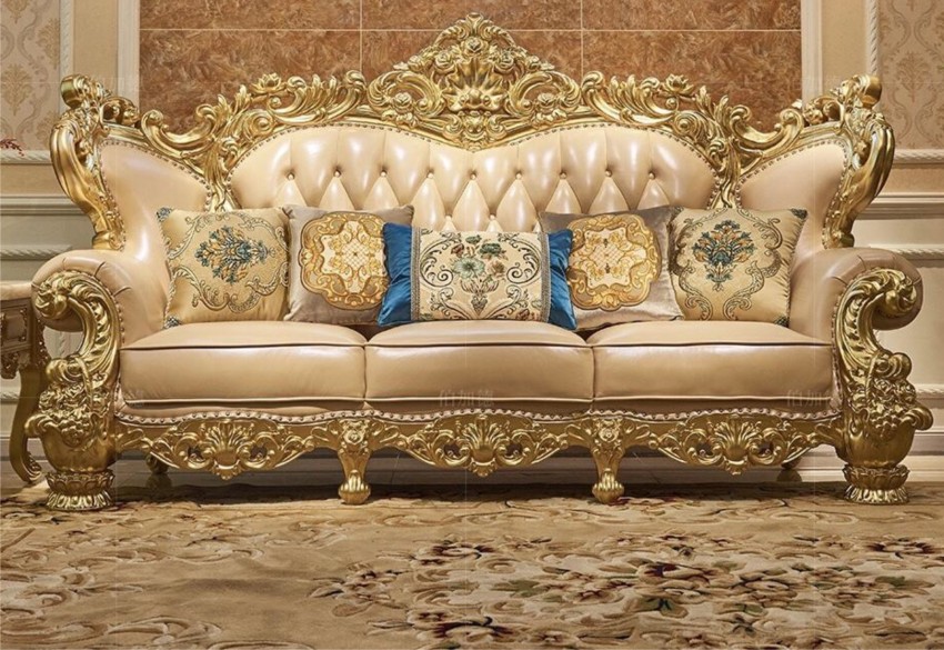 Alishaank Royal Sofa Set Leatherette 3