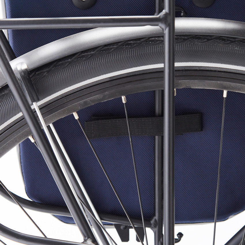 ELOPS by Decathlon 500 Pannier Rack 20L Waterproof Bike Bag Blue