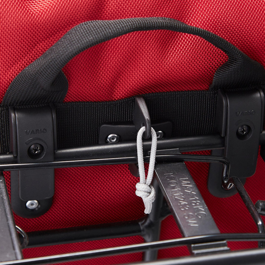 BTWIN by Decathlon 500 Pannier Rack 20L Waterproof Bike Bag Red