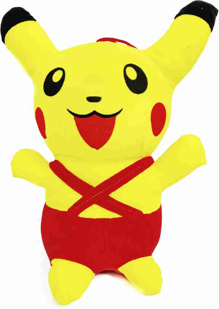 ushaworks Pikachu Soft Toy for Kids Girls Children Playing Toys in Size 38 cm Long. 38 cm Pikachu Soft Toy for Kids Girls Children Playing Toys in Size