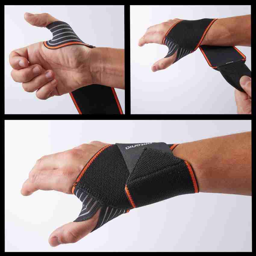 TARMAK by Decathlon Wrist Support Soft 300 Black Wrist Support