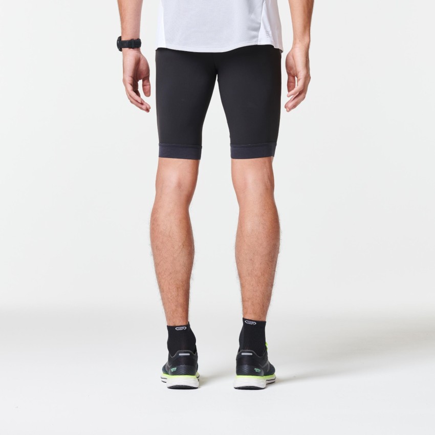 KIPRUN by Decathlon Solid Men Black Tights - Buy KIPRUN by Decathlon Solid Men  Black Tights Online at Best Prices in India