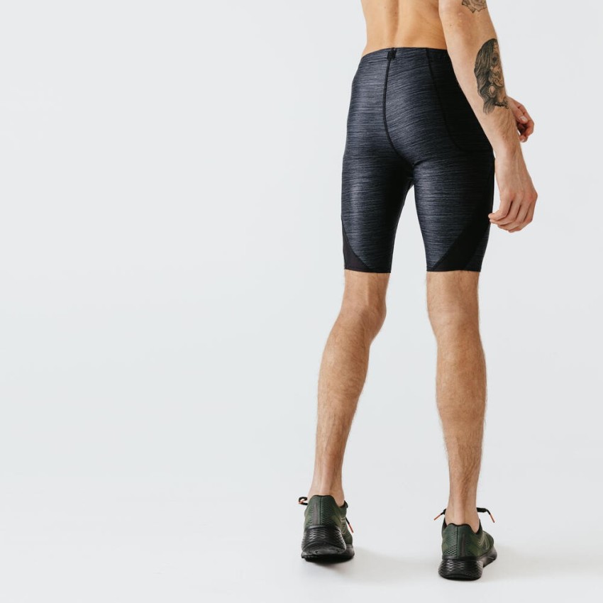 KIPRUN by Decathlon Solid Men Black Tights - Buy KIPRUN by Decathlon Solid  Men Black Tights Online at Best Prices in India