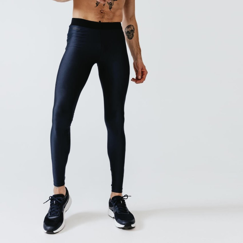 KALENJI by Decathlon Solid Men Blue Tights - Buy KALENJI by Decathlon Solid  Men Blue Tights Online at Best Prices in India