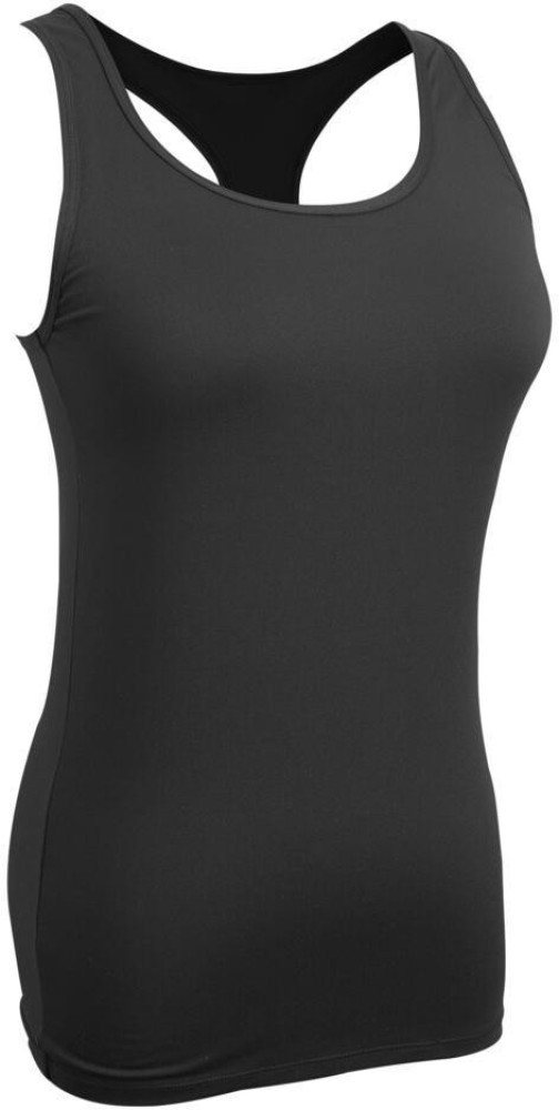 Girls' Gym Tank Top - My Top - black - Domyos - Decathlon