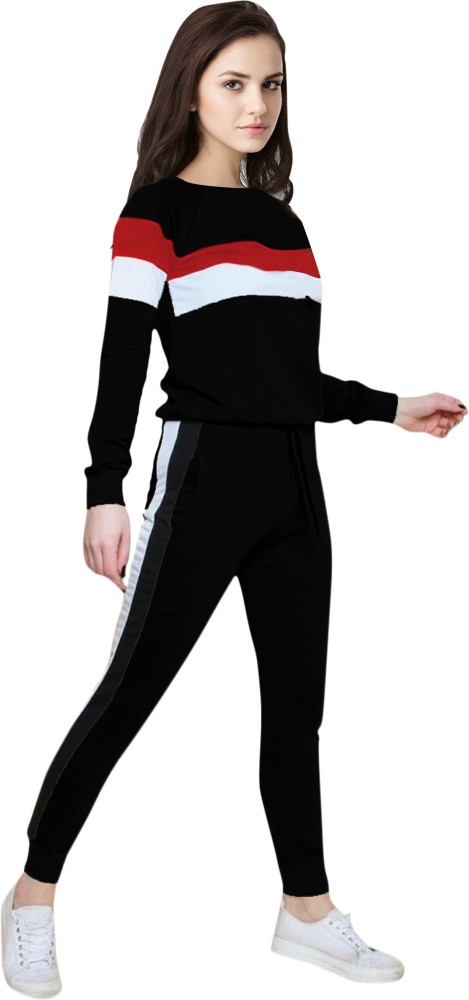 TWOCRAZIIE Colorblock Women Track Suit - Buy TWOCRAZIIE Colorblock Women  Track Suit Online at Best Prices in India