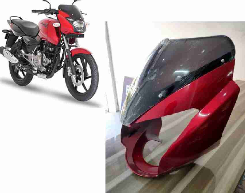 DARKSUN HEADLIGHT VISOR FOR PULSAR 180 150 DTSI RED Bike