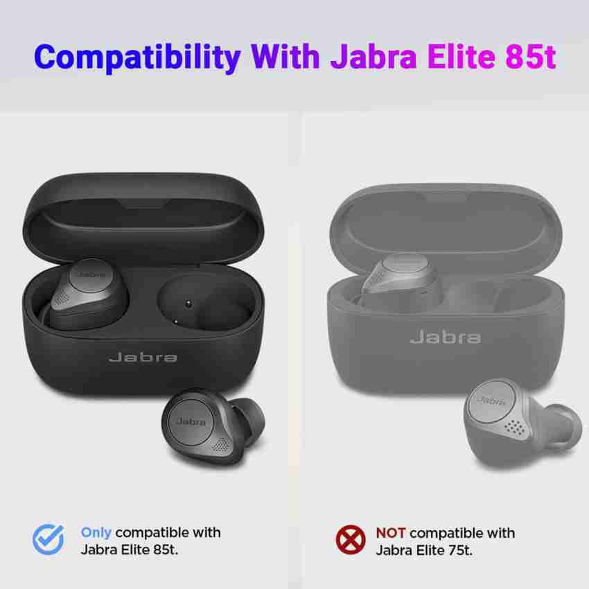 LIRAMARK Front & Back Case for Jabra Elite 85t, Shockproof