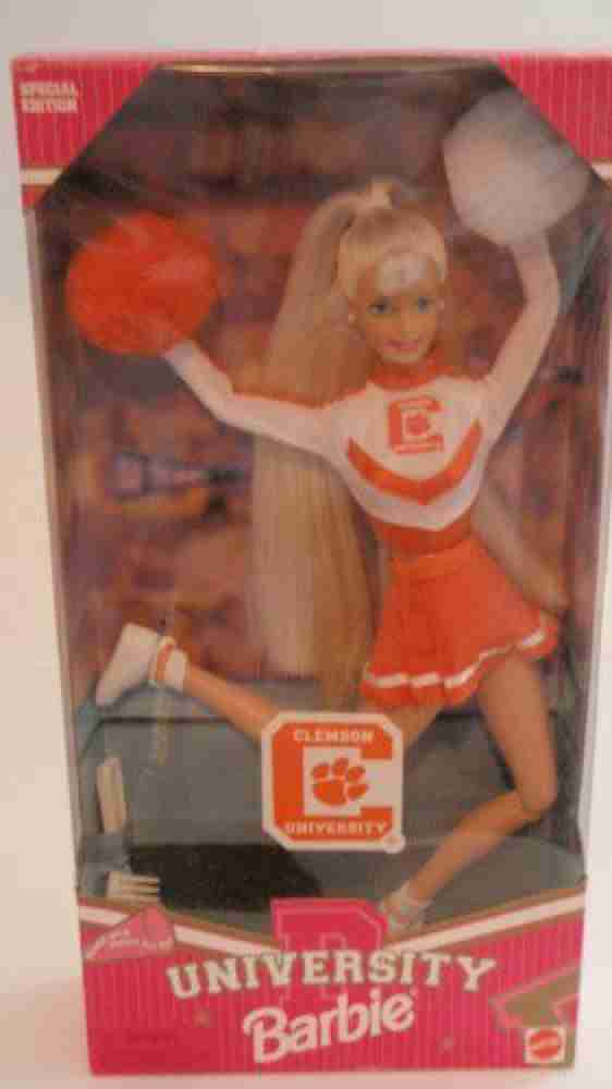 BARBIE University Clemson Cheerleader Doll, - University Clemson