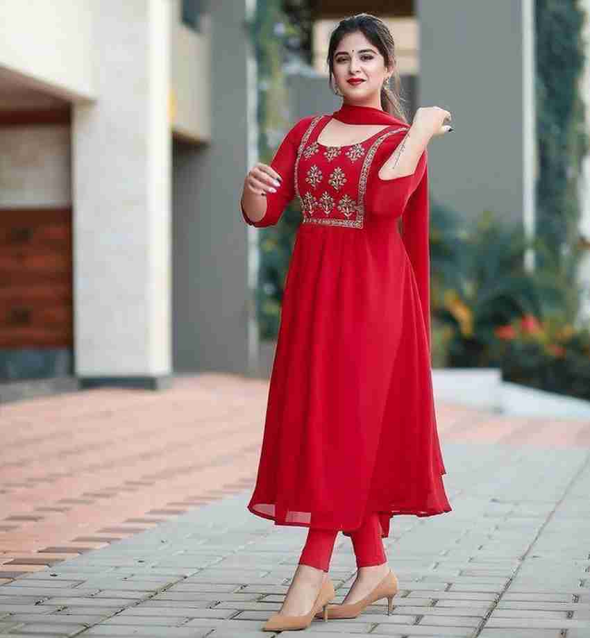 Arvi M Women Gown Red Dress Buy Arvi M Women Gown Red Dress Online at Best Prices in India Flipkart