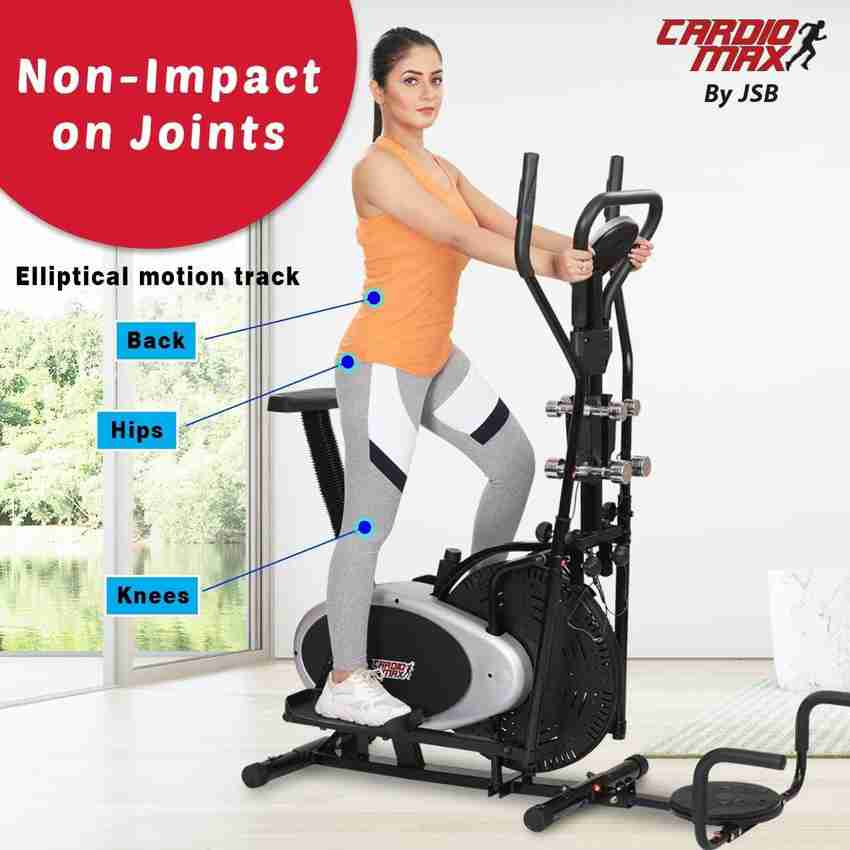 Buy JSB HF150 Orbitrac Exercise Cycle Elliptical Cross Trainer Fitness Bike Home Gym Upright Stationary Exercise Bike Online at Best Prices in India Sports Fitness Flipkart