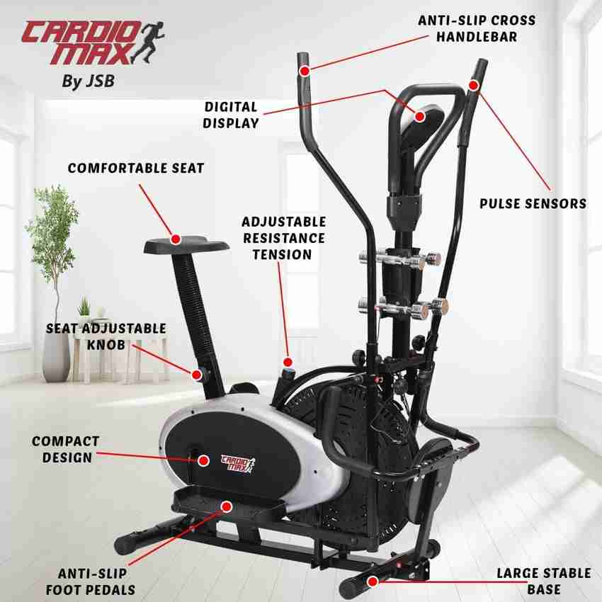 JSB HF150 Orbitrac Exercise Cycle Elliptical Cross Trainer Fitness Bike Home Gym Upright Stationary Exercise Bike Buy JSB HF150 Orbitrac Exercise Cycle Elliptical Cross Trainer Fitness Bike Home Gym U...