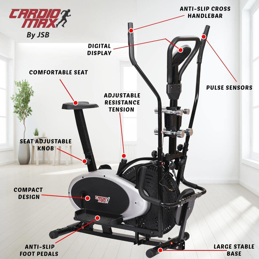 JSB HF150 Orbitrac Exercise Cycle Elliptical Cross Trainer Fitness