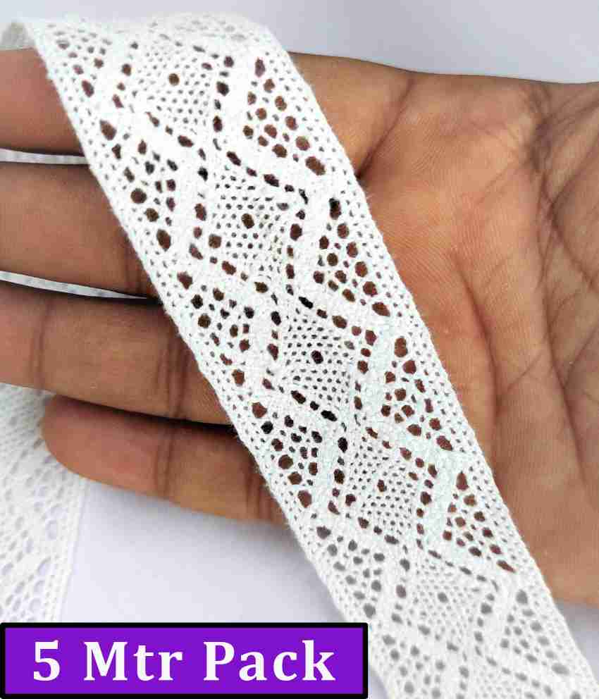 Bargin Deals On Beautful Wholesale ivory cotton lace 