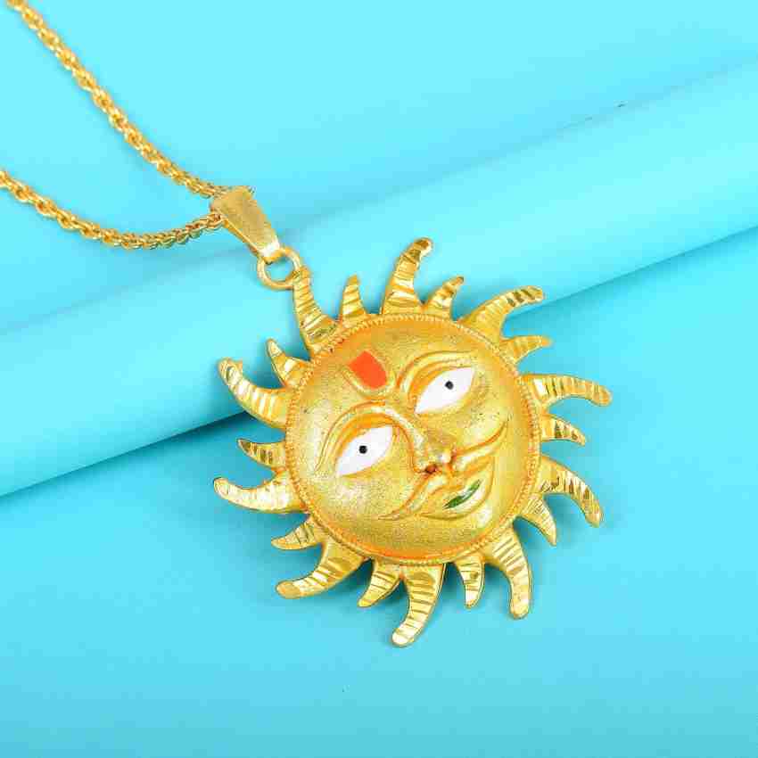 Sun locket gold on sale designs