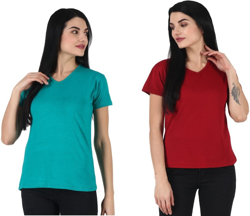 Gracelyn v-neck classic tee  Sustainable women's clothing made in