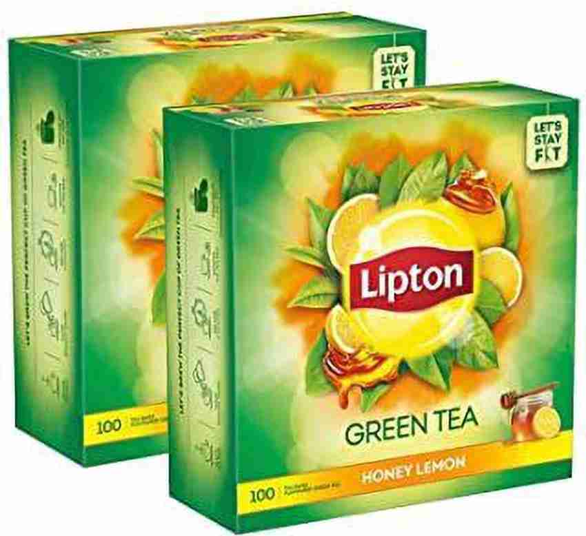 Lipton GREEN TEA HONEY LEMON 100 BAGS X 2 Ginger Green Tea Bags Box Price in India Buy Lipton GREEN TEA HONEY LEMON 100 BAGS X 2 Ginger Green Tea Bags