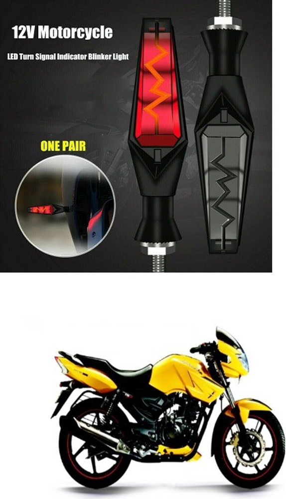 PECUNIA Front Rear LED Indicator Light for TVS Apache RTR 160