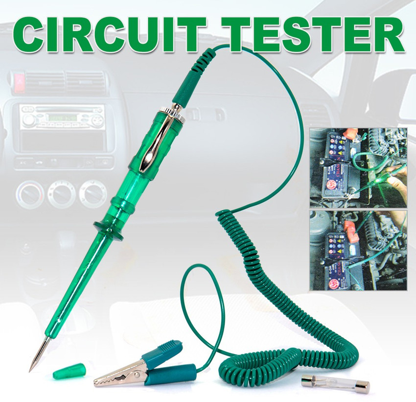 uptodateprouducts Car Circuit Tester Pen DC 6V 12V 24V Voltage