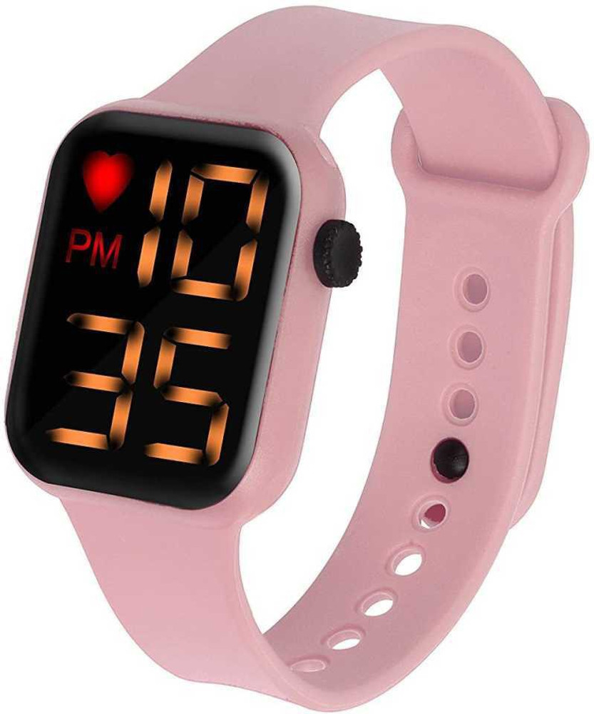 Pink colour watch for discount girls
