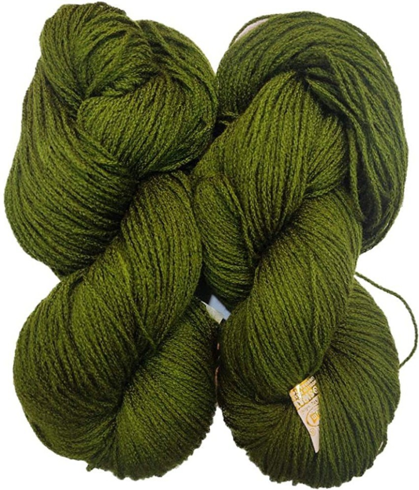 JEFFY Oswal Knitting Yarn Wool, Mehndi 200 gm Woolen Crochet Yarn Thread -  Oswal Knitting Yarn Wool, Mehndi 200 gm Woolen Crochet Yarn Thread . shop  for JEFFY products in India.