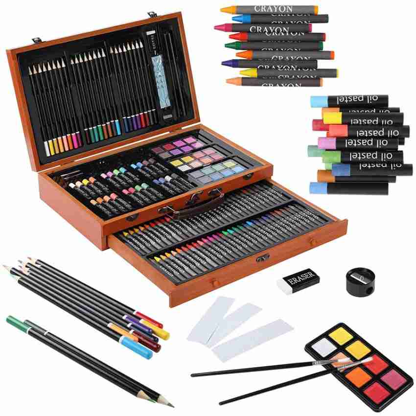52 Pc Sketching Kit for Artists Pastel Colour Drawing Pencils for Artists  Kit Drawing Charcoals Pencil