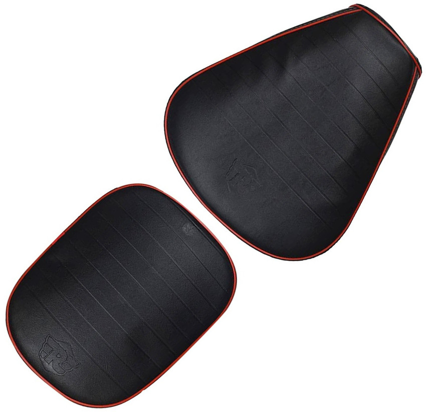 Plain black top seat covers