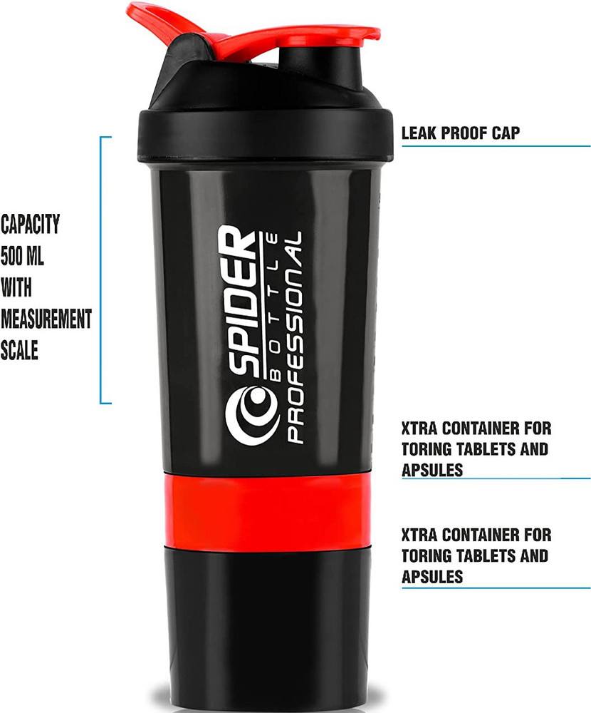 Protein shaker bottle with storage best sale