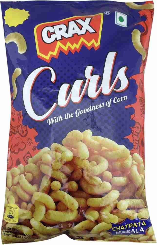 CRAX Curls Chatpata Masala Puffcorn Price in India Buy CRAX Curls Chatpata Masala Puffcorn online at Flipkart