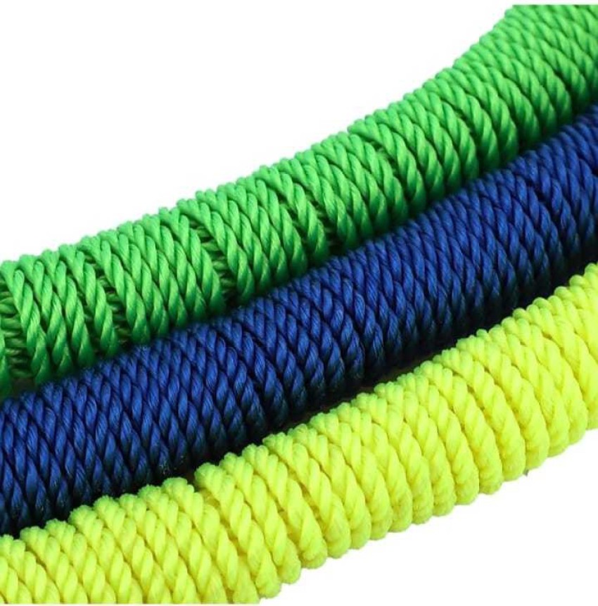 Buy AVANYA Clothes Nylon Braided Cotton Rope/Clothesline 20 metre for  clothes hanging Multipurpose (Multicolor) (Pack of 2) Online at Best Prices  in India - JioMart.