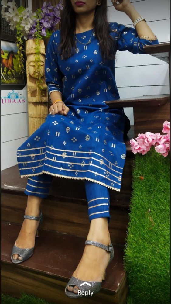 Buy NEW BS Handwork Women Kurti Pant Set Online at Best Prices in India