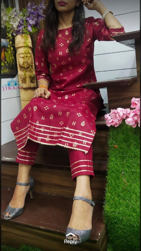 NEW BS Handwork Women Kurti Pant Set - Buy NEW BS Handwork Women Kurti Pant  Set Online at Best Prices in India
