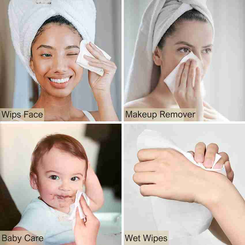 How to use wet shop wipes on face