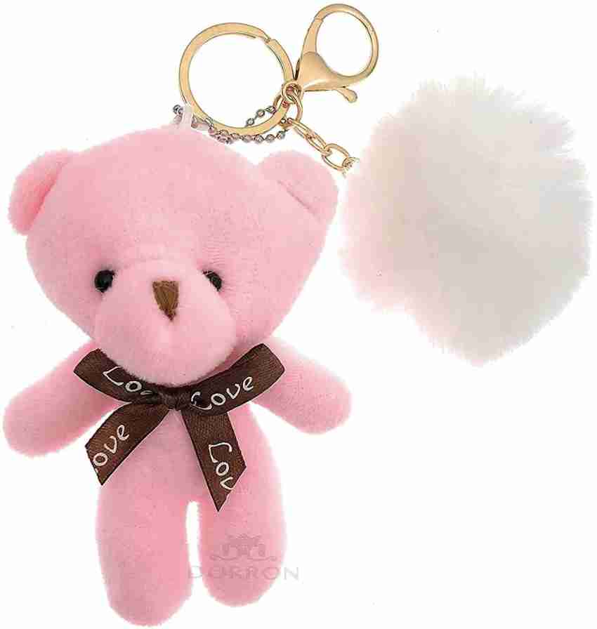 Buy Cute Gummy Bear Keyring Pink Purple Yellow Bear Keychain Online in  India 