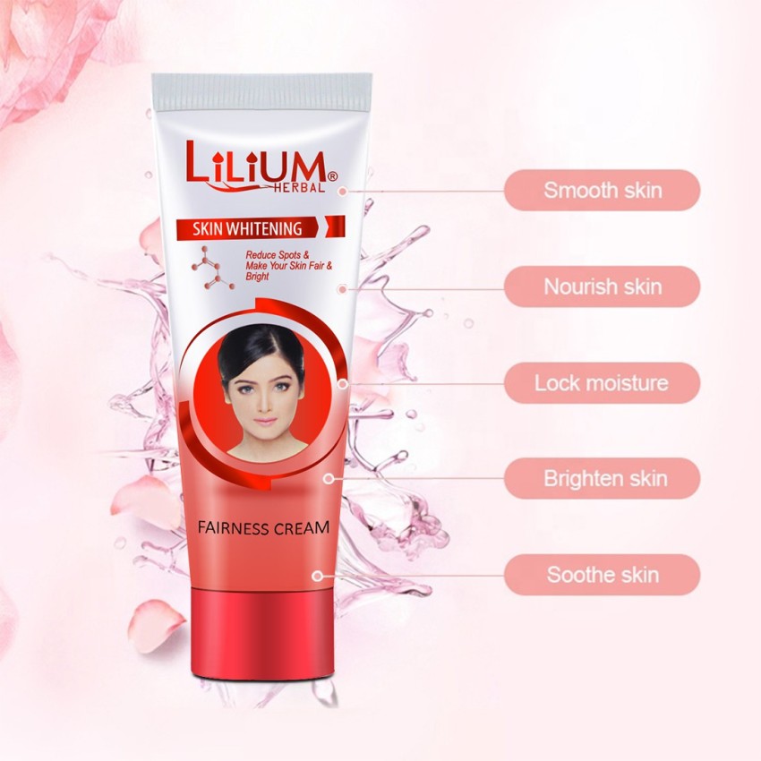 LILIUM Skin Whitening Fairness Cream Bundle With Crystal Gold Face