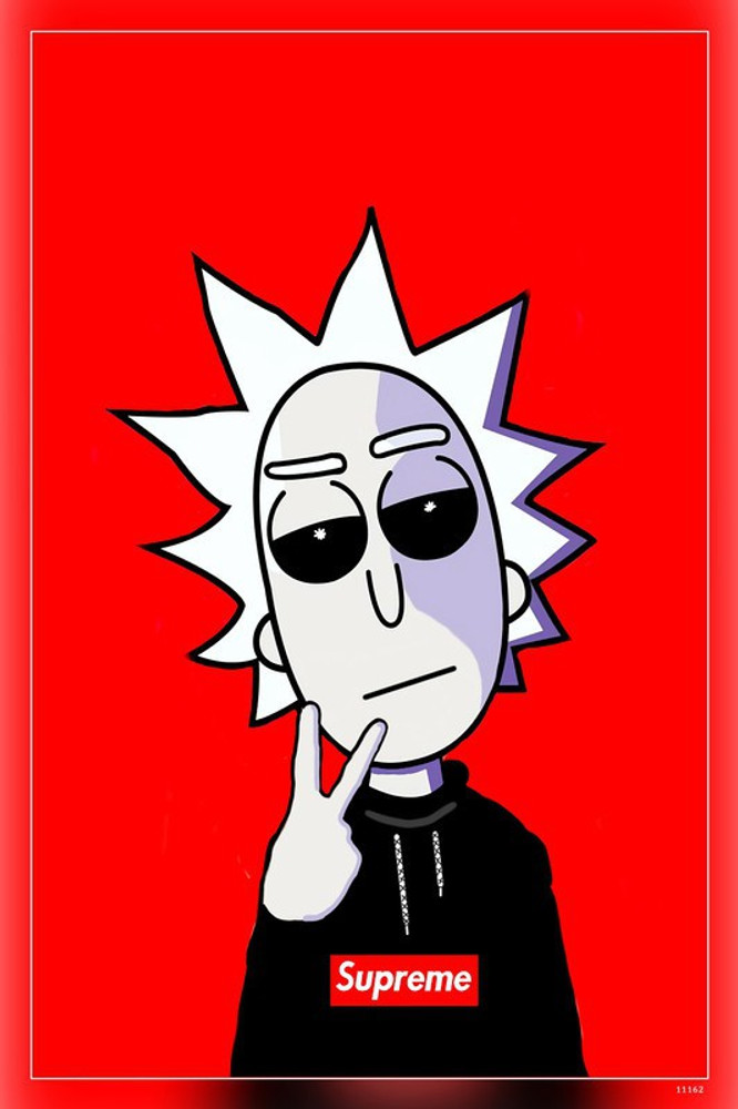 Savage Rick Rick And Morty Supreme Matte Finish Poster Paper Print