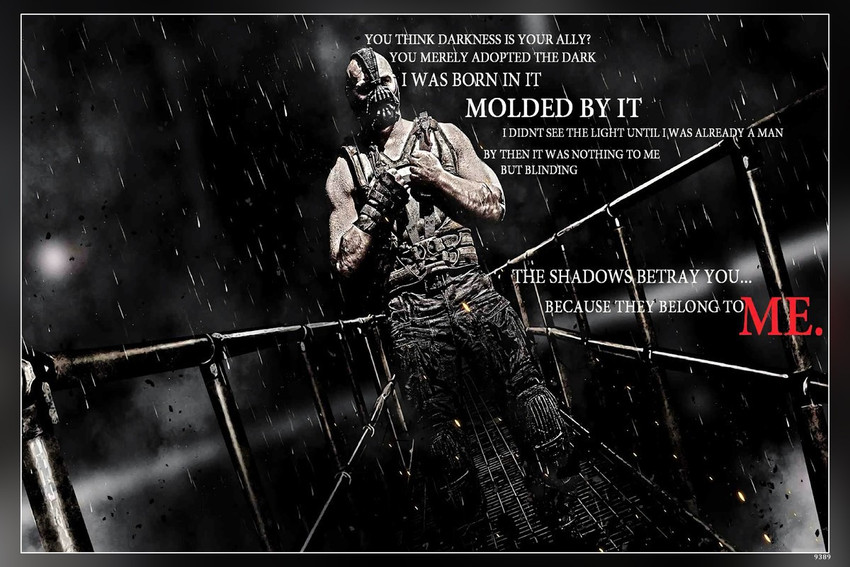 The Dark Knight Rises Bane Poster