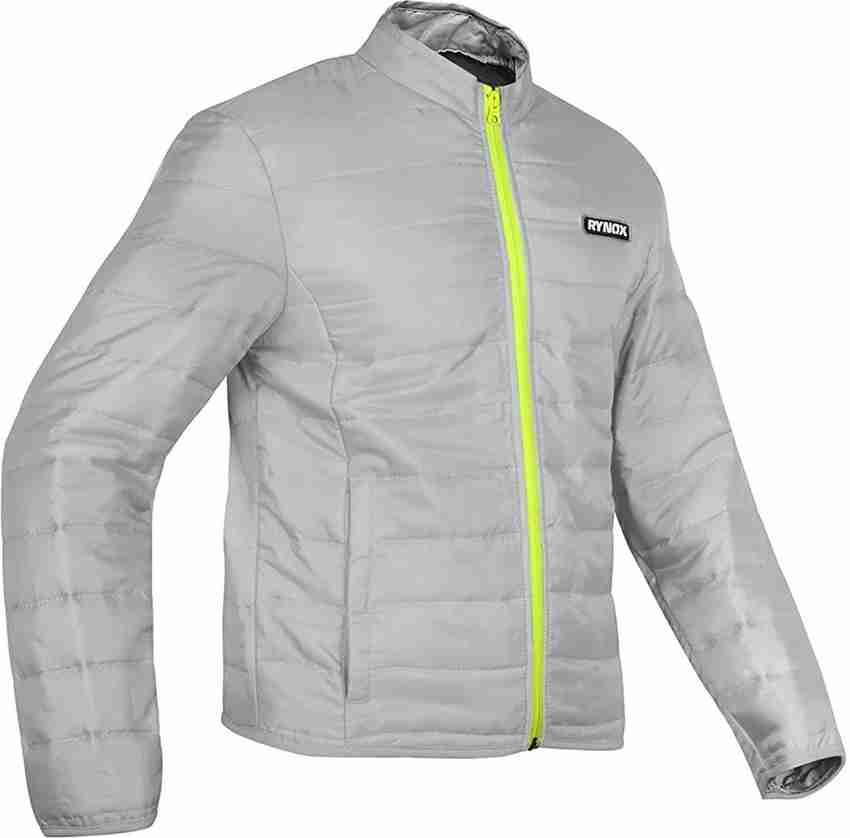 Riding jacket with thermal liner clearance