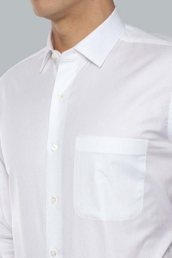 Buy Luxure By Louis Philippe Men's Solid Slim fit Formal Shirt