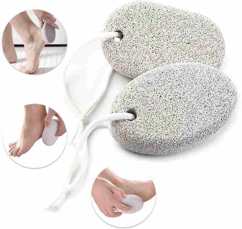 MSEURO Oval Shaped Pumice Stone Anti Crack Silicone Half Gel
