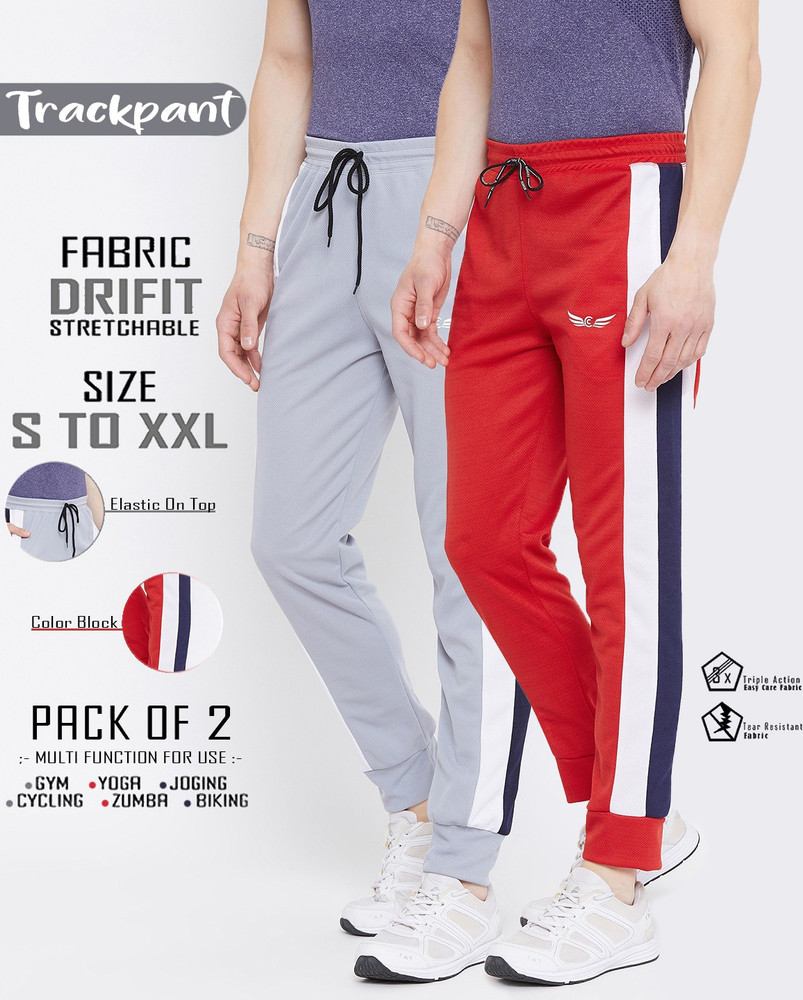 Red jogger pants on sale men