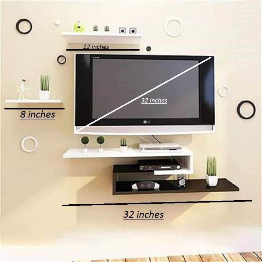 Wooden tv stand for 2024 32 inch tv