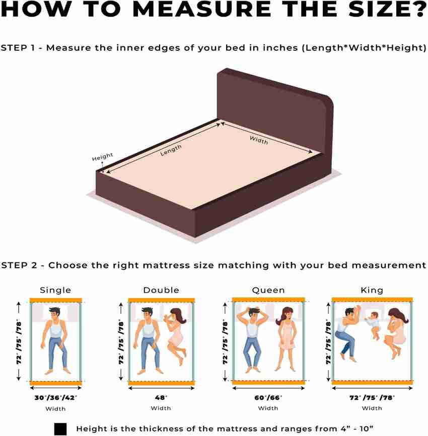 Coir foam mattress shop single bed