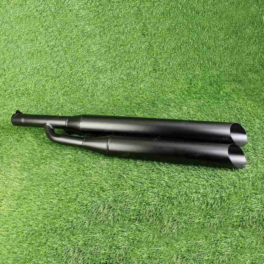 Double barrel exhaust for royal enfield outlet
