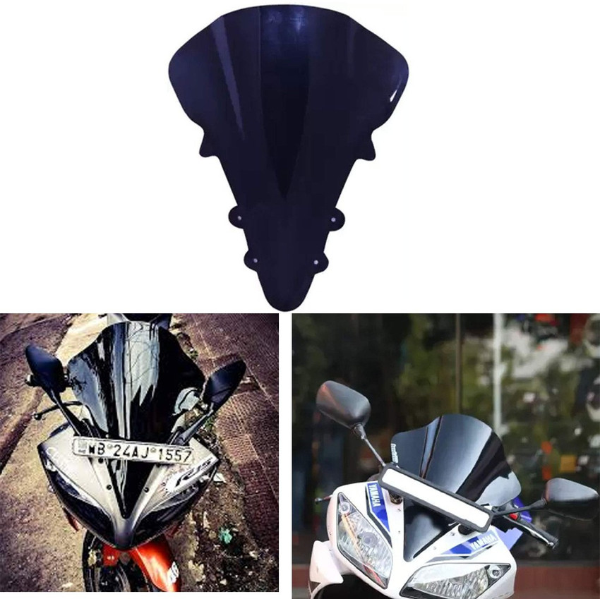 Dhe Best VISOR BUBBLE R15 V1 V2 Bike Headlight Visor Price in